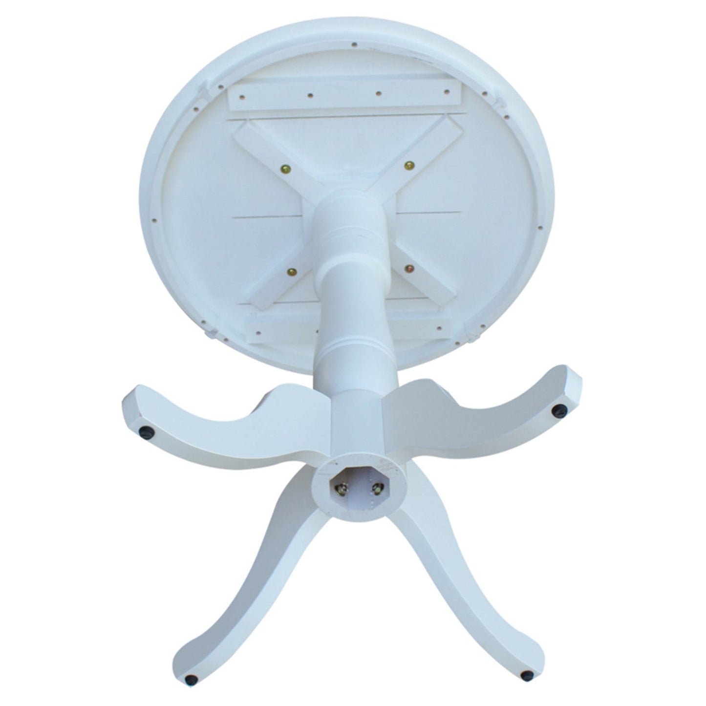 International Concepts 30in Round Top Dining Table in Pecan