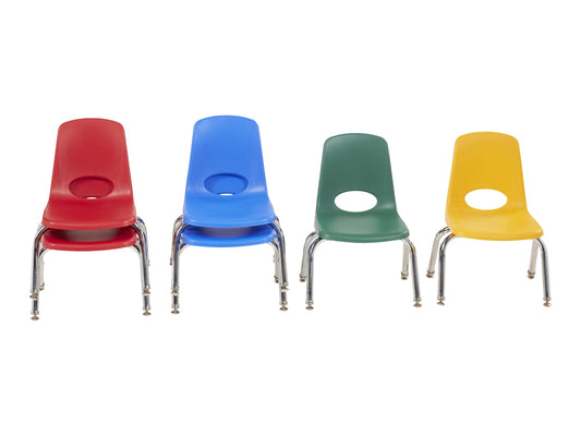 10in Stack Chair Swivel Glide, 6-Piece