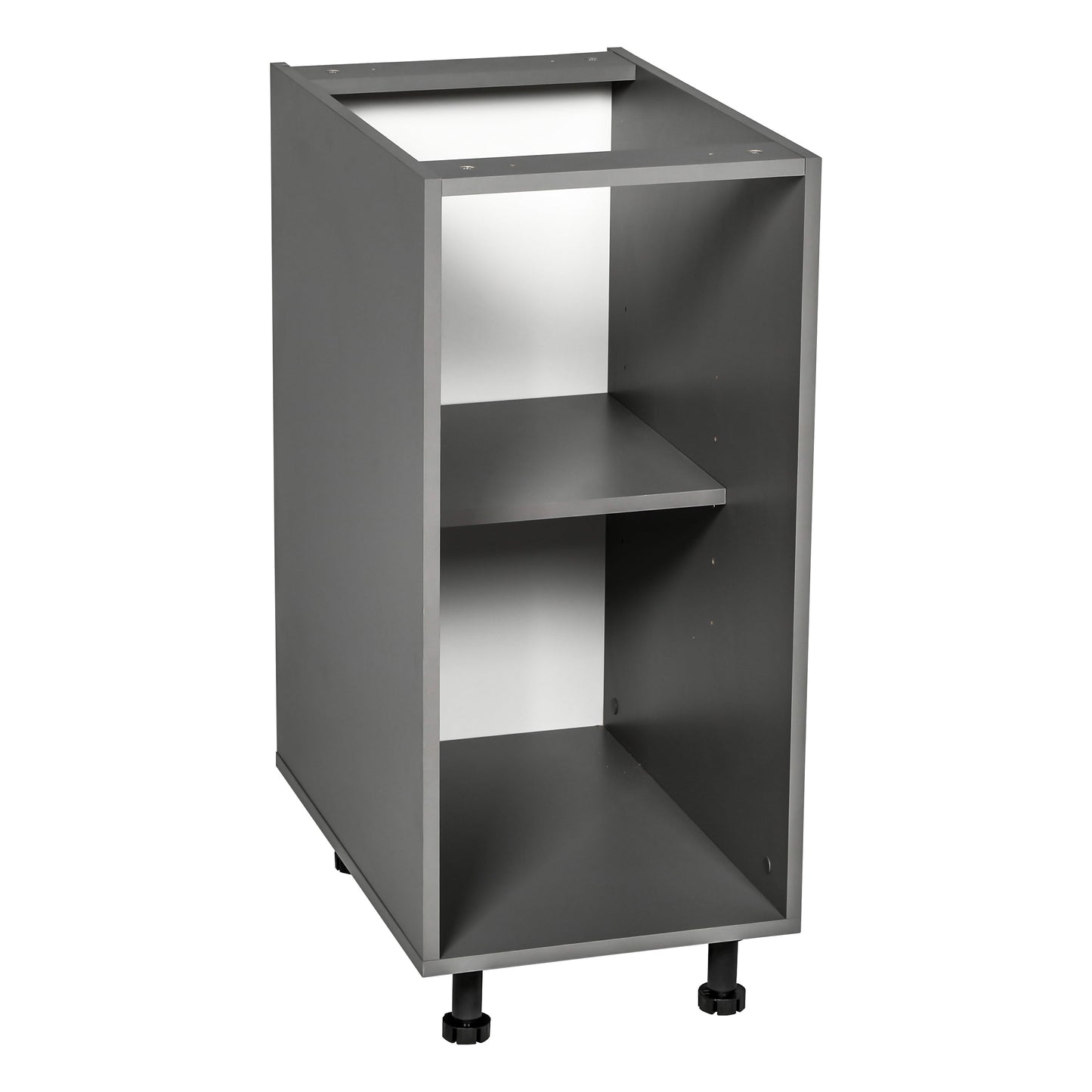 12in Base Cabinet High Single Door Grey