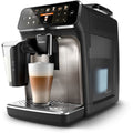 Fully automatic coffee machine 5400 Series EP5447/90 LatteGo milk system, 12 coffee specialties, intuitive display, 4 user profiles, black/chrome