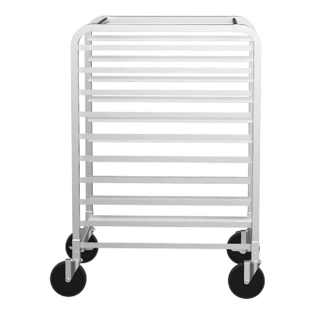 10-Tier Bakery Rack Stainless Steel Wide Bun Pan Sheet Rack for Kitchen w/Wheels