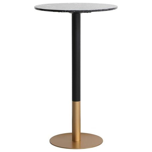 23 inch pub table in black
