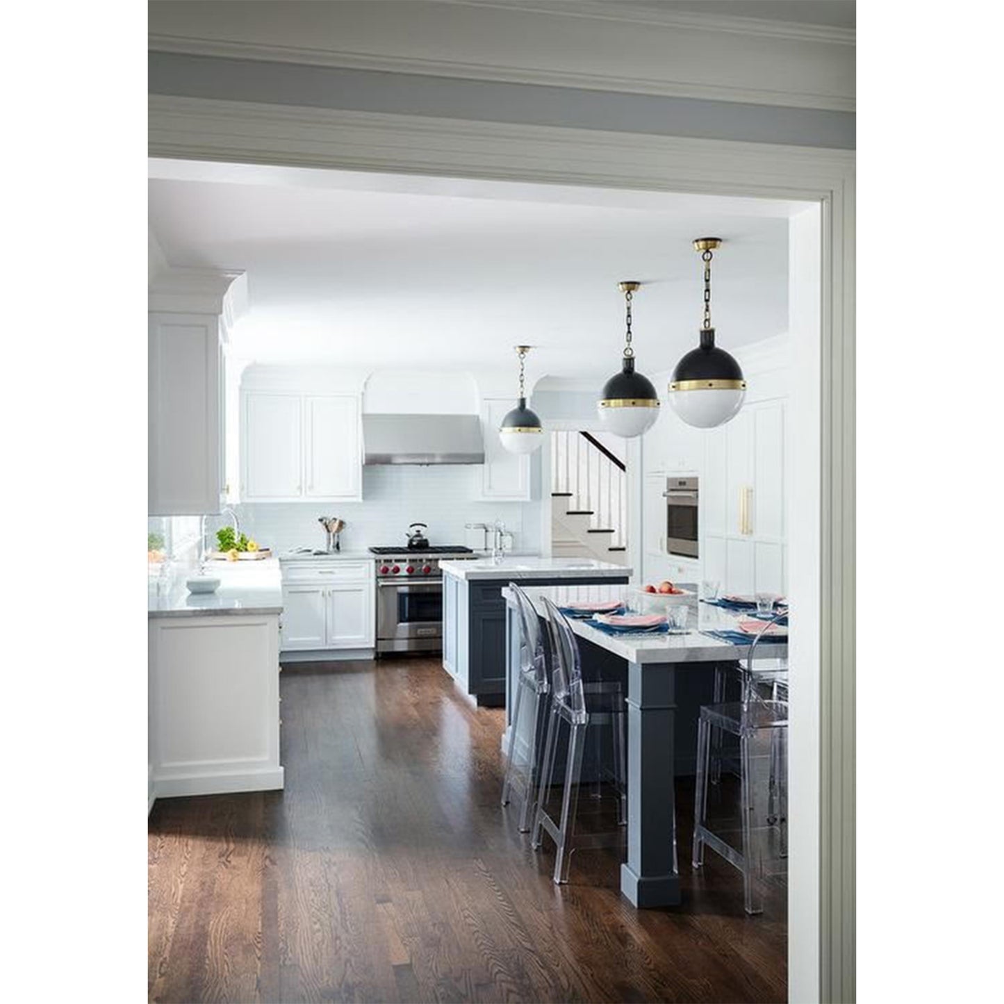 2xhome 25in Seat Height Transparent Kitchen Barstool, Modern Ghost Accent Side Armless Counter Stool With Back, Clear