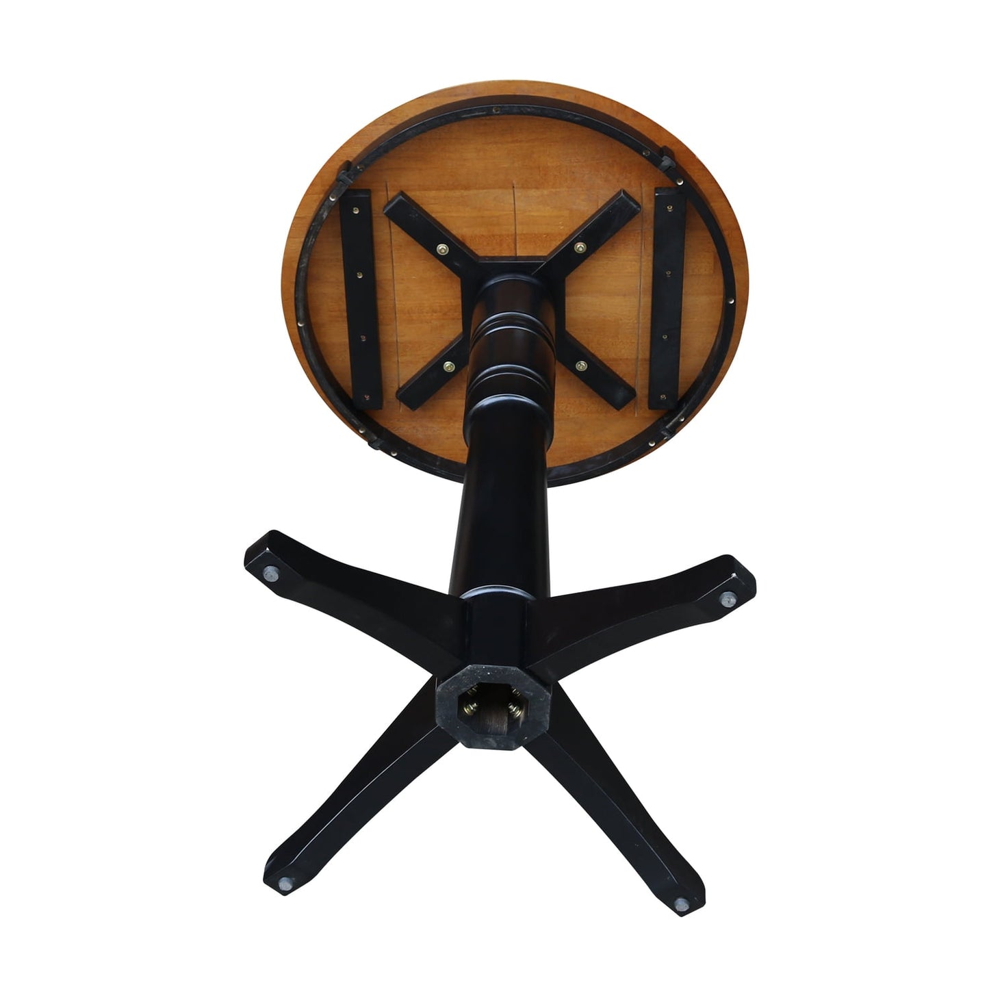 International Concepts 30in Round Pedestal Bar Table in Cherry