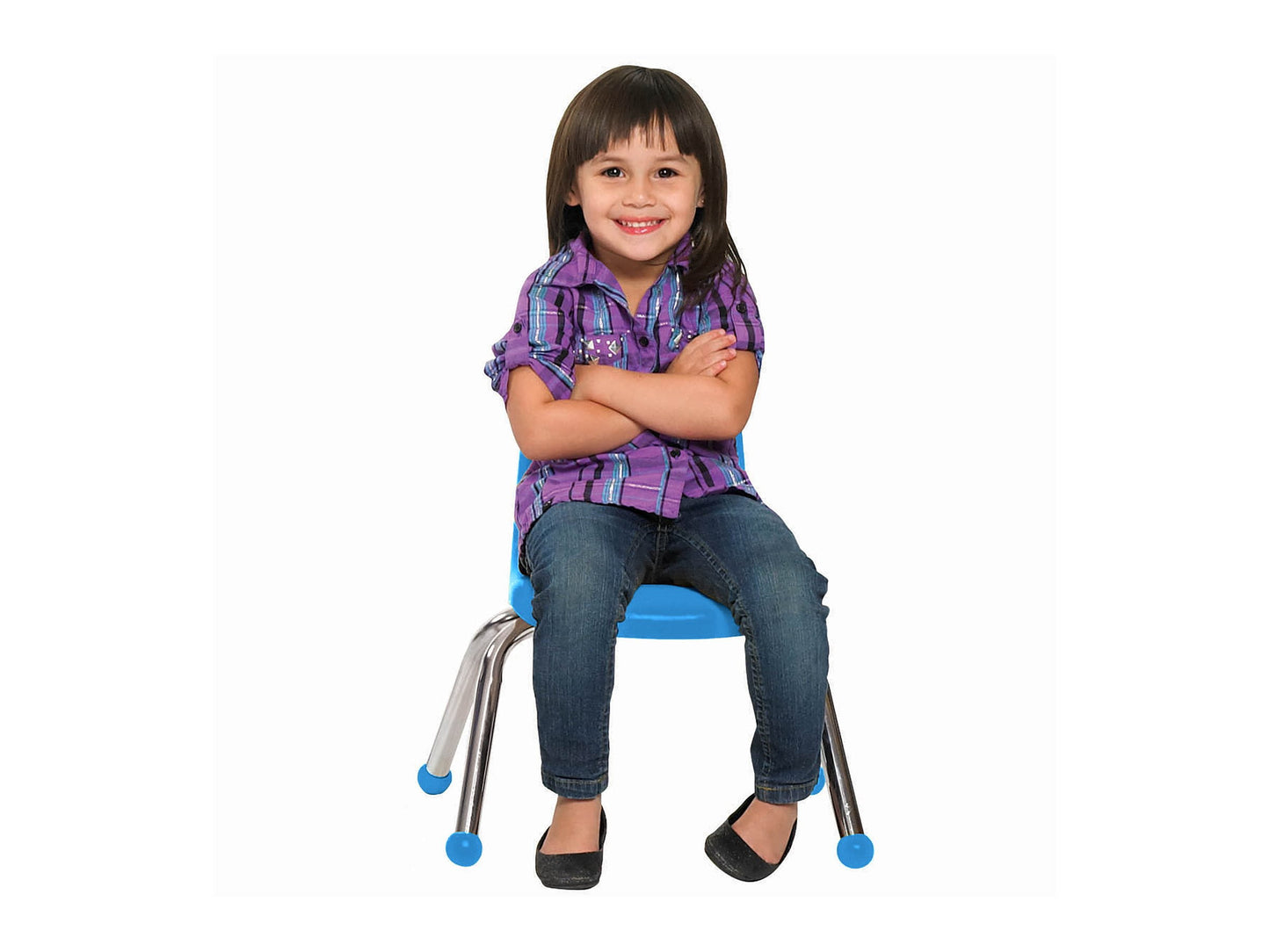 10in Stack Chair Ball Glide, 6-Pack