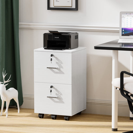 Filing Cabinet with Storage 3 Drawer File Cabinet Organizer with Lock Black