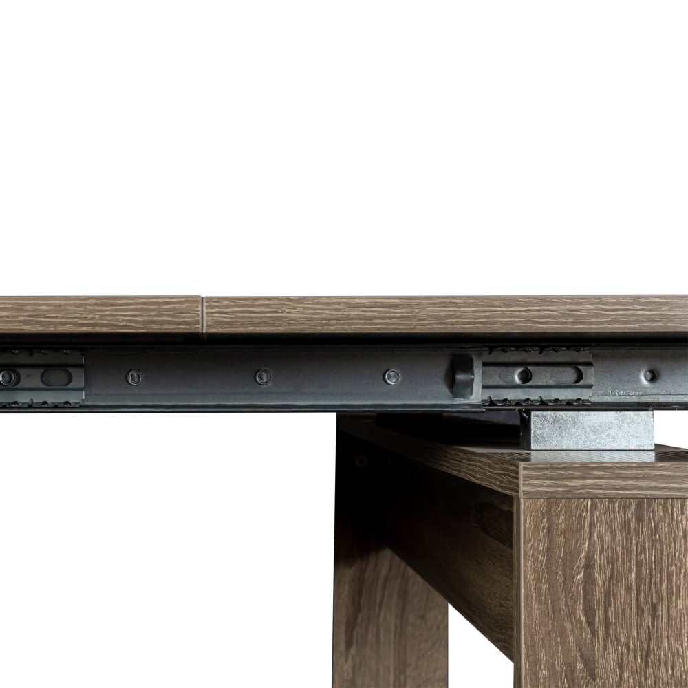 118.5in Modern Extendable Console Table,Wood Rustic Dining Table with Spacious Tabletop,Entryway Cupboard Extra Long Dining Table Sideboard with Strong Leg,Chair not Include,for Bar Kitchen Living Room