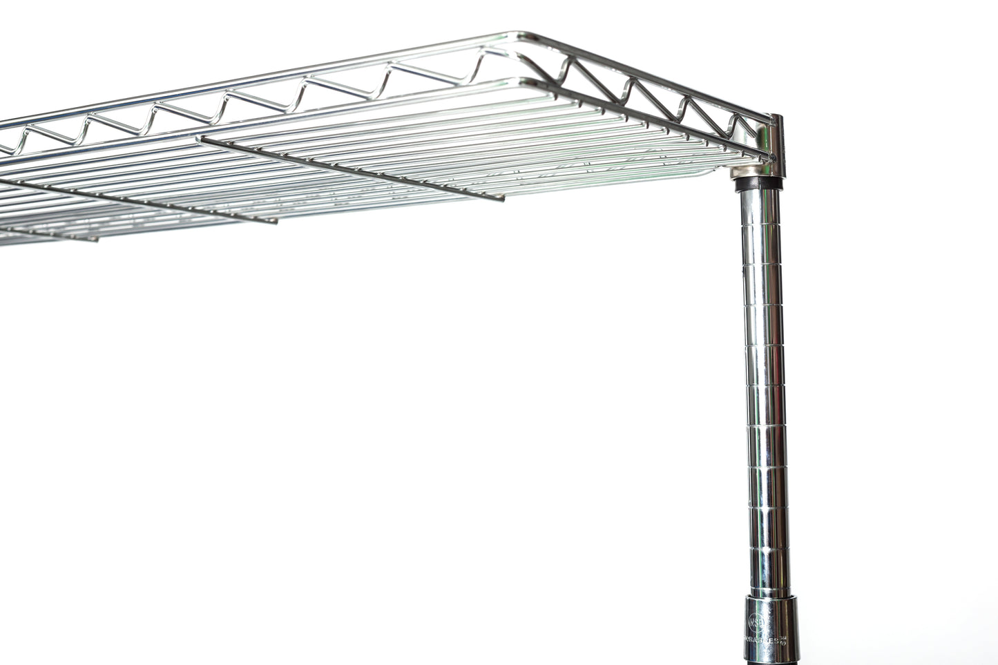 18in Deep x 24in Wide x 74in High Deluxe Chrome Bakers Rack with Top Shelf & Butcher Block