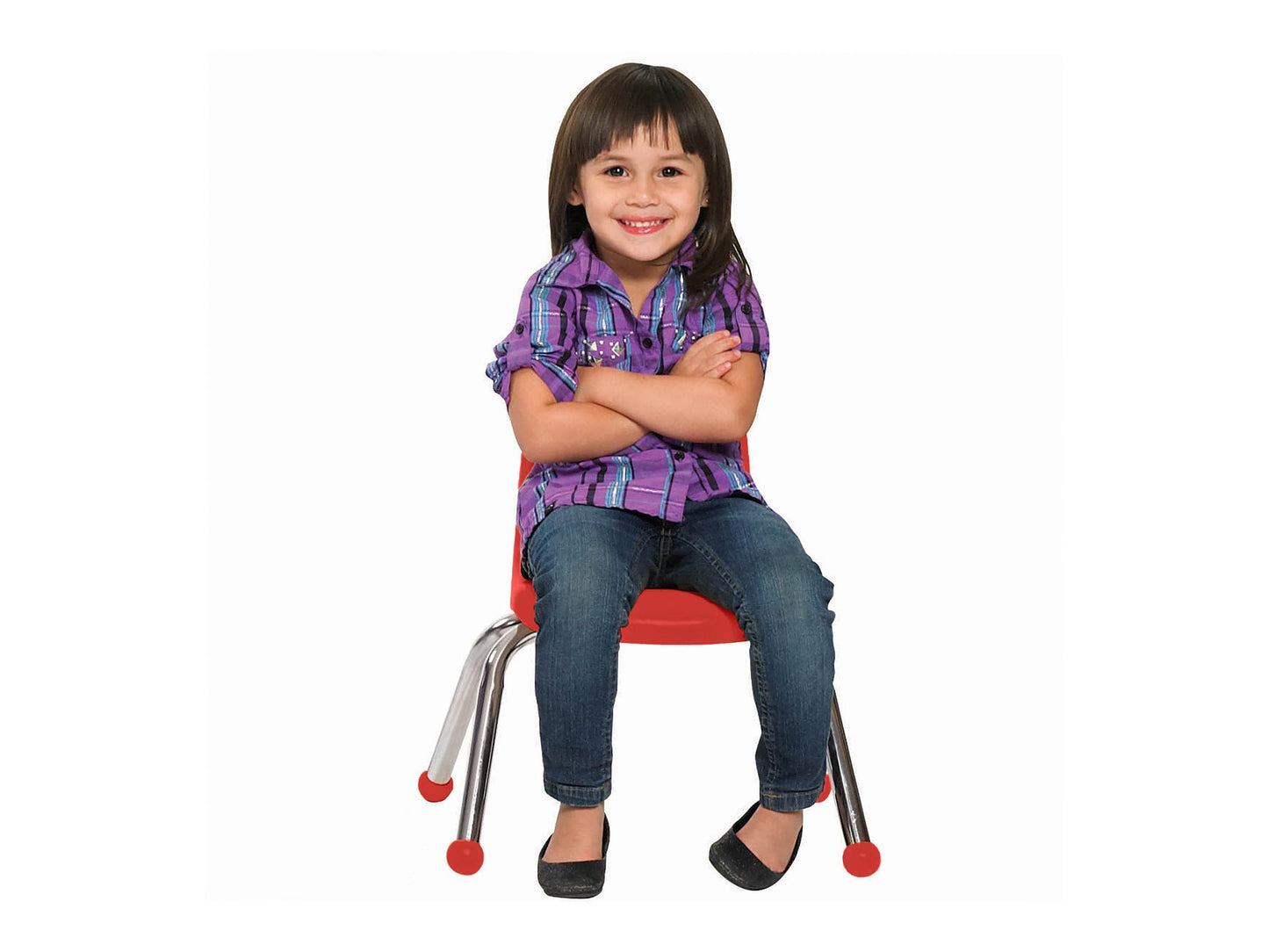 10in Stack Chair Ball Glide, 6-Pack