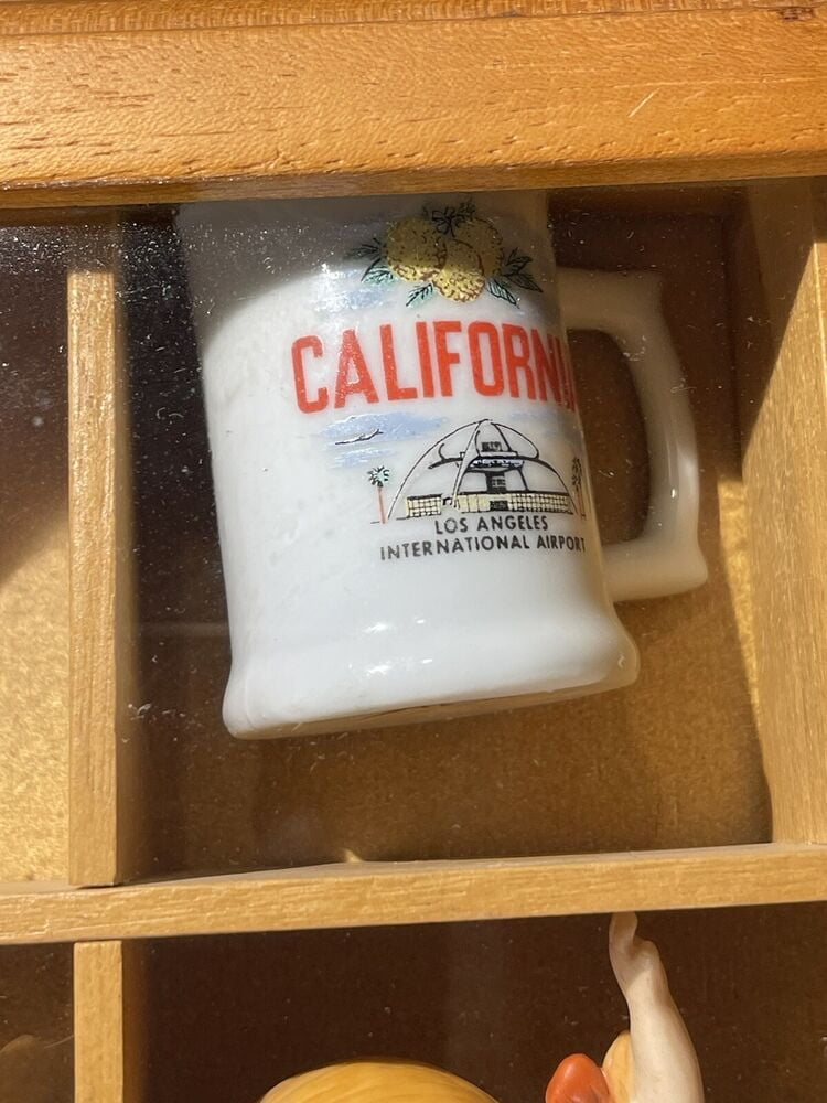 17 Slot Curio Cabinet / Small / Full Of Collectibles