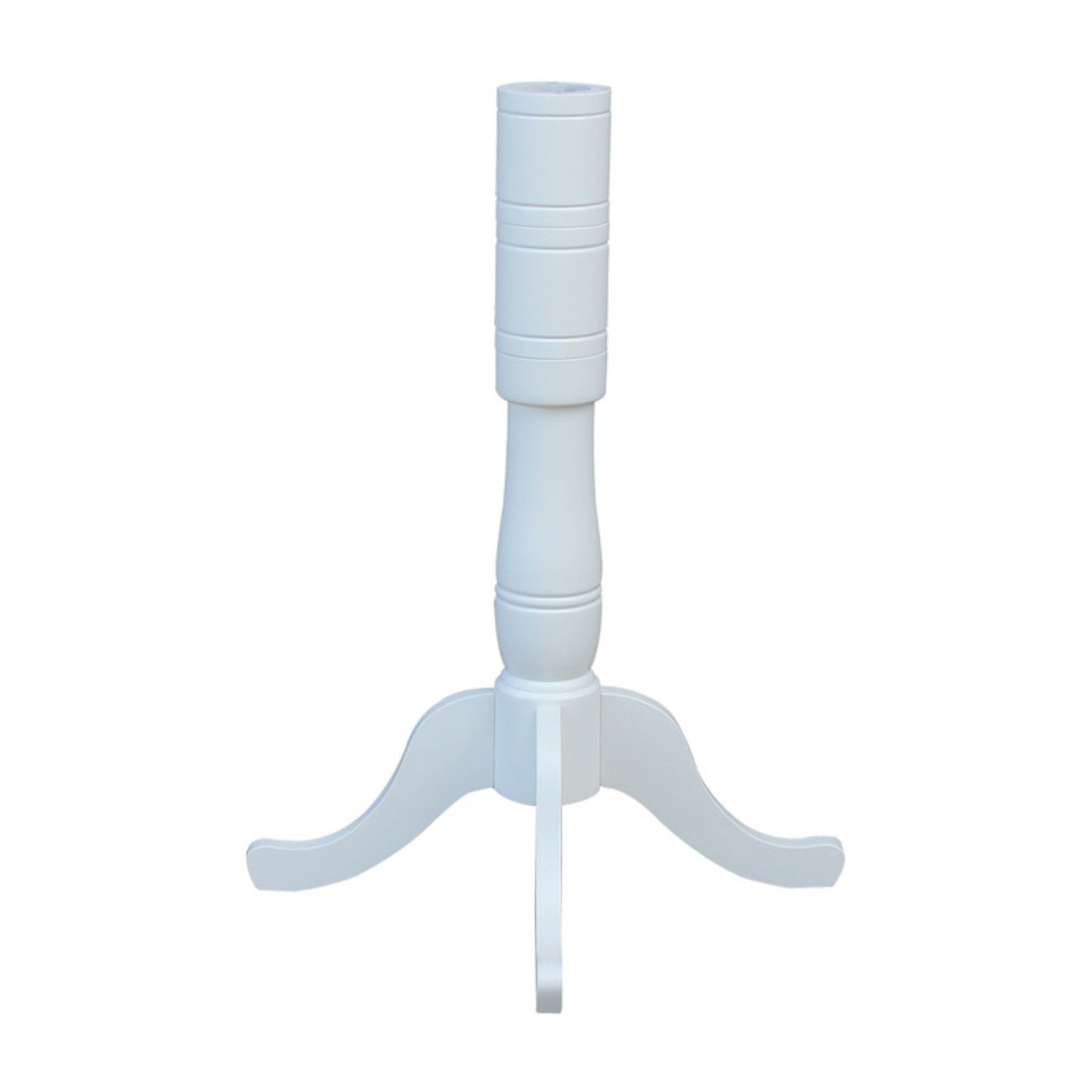 International Concepts 30in Round Top Dining Table in Pecan