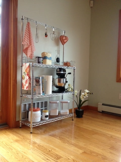 18in Deep x 30in Wide x 63in High Classic Chrome Bakers Rack